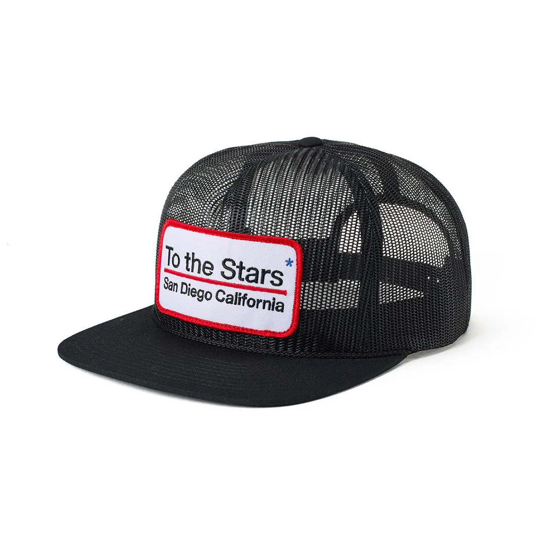 Machine Mesh Trucker Hat Black - Image 2