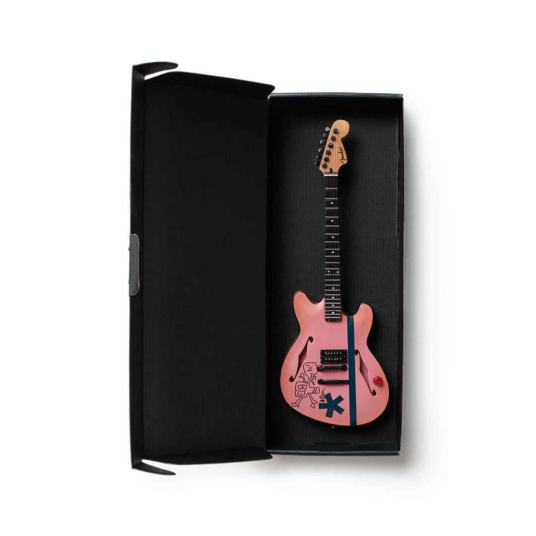 [PRE-ORDER CLOSED] Ad Astra Ten Autographed Mini Guitar Friendly Bones Pink Edition - Image 10